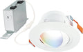 HALO 6” Smart Wi-Fi Canless LED Light Powered by WiZ Pro, Dimmable Full Color w/Adjustable Gimbal, SpaceSense, Smart Home-Ready - RAWZC610