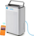 4500 Sq.Ft Most Efficient Energy Star 2025 Dehumidifier for Basement, Max 65 Pint Smart Dehumidifier with WiFi Intelligent Humidity Control,Air Purifier HEPA Filter for Home,Garage,RV