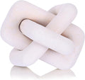 Wooden Knot Decoration Bohemian Decoration Hand-Carved Knot Autumn Winter White Home Decor Suitable for Coffee Table Bedroom Living Room Farmhouse Dining Table Minimalist Decoration（White）