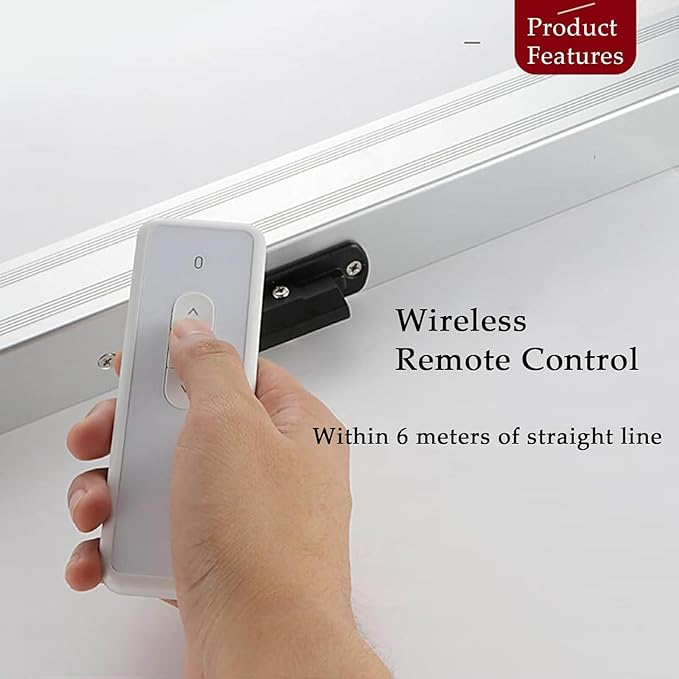 Automatic Window Opener, Electric Chain Actuator, with Remote Control, Adjustable Stroke 300mm-1000mm, Perfect for Skylight Window Greenhouse and Roof Vent Applications(700mm)