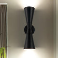 Wall Sconce Bathroom Sconces Lighting, 13 inch Black Modern Sconces Up Down Lights Wall Decor Indoor Wall Light Fixtures for Living Room Hallway Staircase Bedroom Hardwired