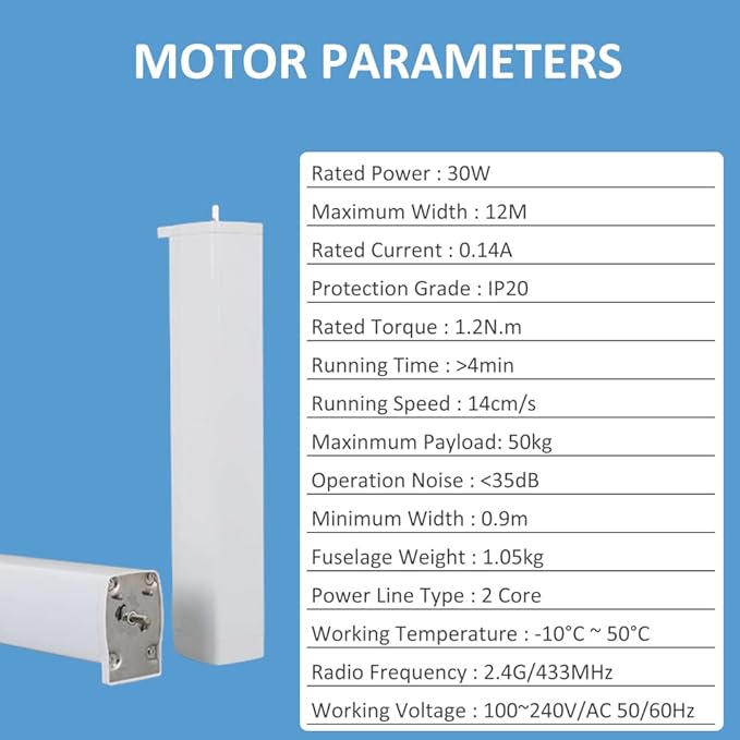 Smart Curtains System, Auto Curtain Opener with Remote, Control by APP WiFi Motorized Curtain Motor Track, Electric Curtain Compatible with Alexa Google Home (Track length 3 meters (118.11 inches))