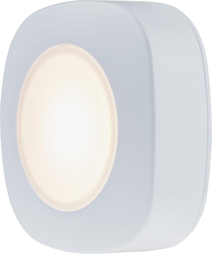 Energizer LED Tap Light, Battery Operated Stick-On Lights, White, Wireless Portable, Ideal for Under Cabinet Lighting and Closets – 37107 (2 Pack)