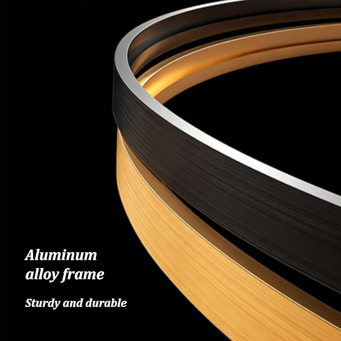 DAJIAYIQI LED Light Decor Wall Art, 3D Wall Sculpture Decoration with Aluminum Frame, Full-screen LED Illuminated Panel, Technological Glowing Wall Art for Bars Hotels E-sports Room(C,100cm)