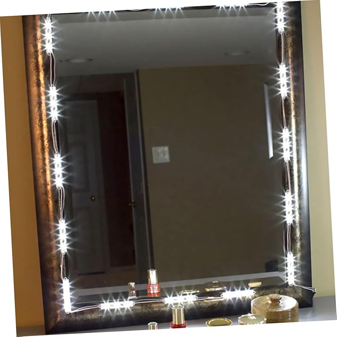 1set Led Vanity Mirror Lights Adjustable Brightness USB Powered Makeup Lights for Mirrors Installation Professional Lighting for Makeup Application