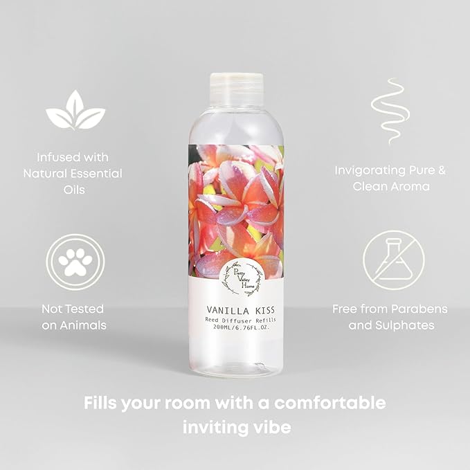 Reed Diffuser Refill (Vanilla Kiss)