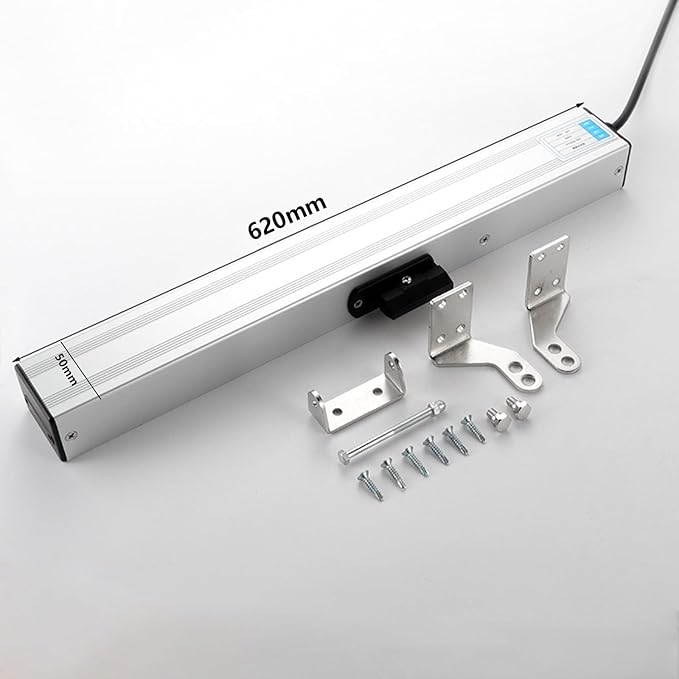 Electric Chain Window Opener Actuator 24V Stroke 300-800 MM Smart Window Opener Driver Motor W/Switch Controller (Stroke 800mm+Controller)(Stroke 700mm+controller)