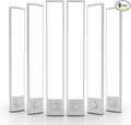 6 Pack Under Cabinet Lights Wireless, 58 LED Motion Sensor Light Indoor Rechargeable Magnetic Closet Lights Battery Operated, Under Counter Lights for Kitchen, Wardrobe, Hallway, Stairs