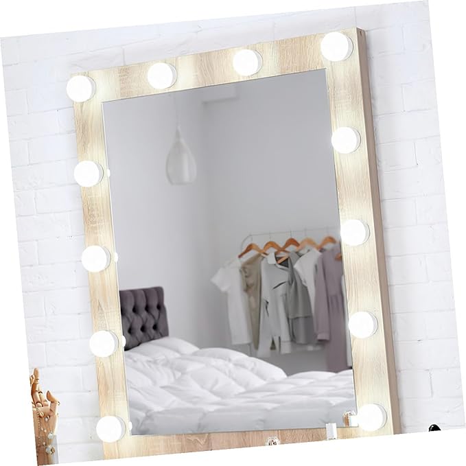 STOBOK 5v Dimmable Led Makeup Mirror Lights Strip USB Powered Vanity Lighting for Bathroom Dressing Table Brightness Easy Installation Soft Eye Protection