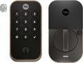 Yale Assure Lock 2 Touch Deadbolt, Oil Rubbed Bronze Entry Door Lock with Touch Digital Keypad Keypad and Fingerprint Scanner with Back-Up Key, (No Wi-Fi), YRD410-F-BLE-0BP