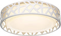 LED Flush Mount Ceiling Light, 14 Inch Dimmable Round Lighting Fixture, 20W 1400 Lumens 3000K Warm White, ETL Listed for Kitchen, Hallway, Bedroom, Stairways (Metal Body and Acrylic Shade)