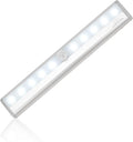 Leadleds I-007 10-LED Wireless Motion Sensor Light Automatic with Magnetic Strip, Battery Operated, Portable for Closet, Door, Stairs, Hallway, Step Lights