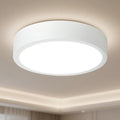 11" LED Flush Mount Ceiling Light, White Modern Ceiling Light Fixture with 5CCT 2700K-5000K, Dimmable LED Light Fixtures Ceiling Mount for Kitchen Bathroom Bedroom Hallway