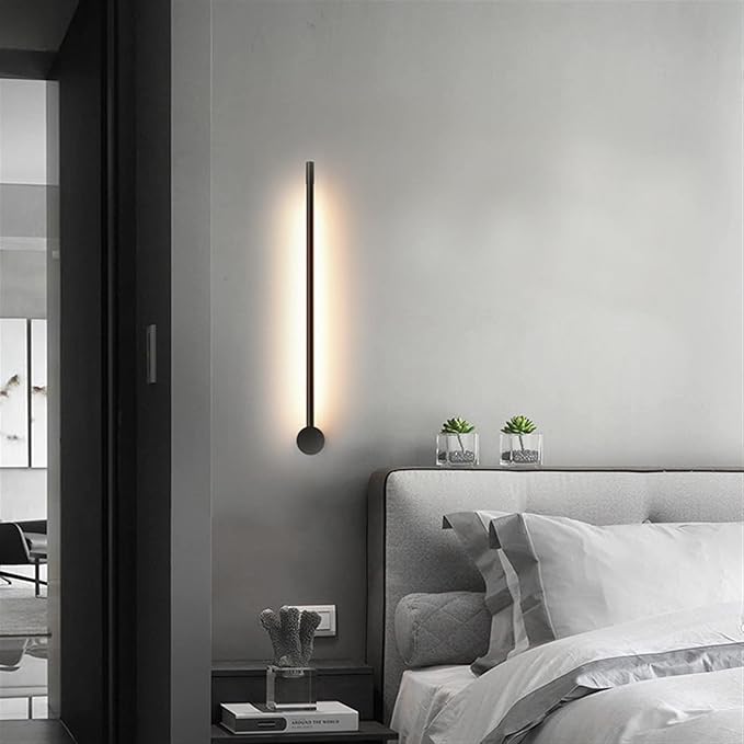 Living Room Minimalist Background Wall Decoration Bedroom Bedside Linear LED Wall Lamp, Ceiling Light