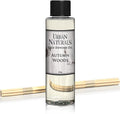Urban Naturals Reed Diffuser Oil Refill Autumn Woods, Fall Leaves, Cedarwood, Apple Bark, 4 oz + Free Reed Sticks, Made in the USA