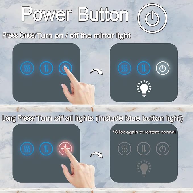 38 x 26 Inch Bathroom Arch Vanity Mirror with Light Arch LED Mirror for Bathroom Wall Table Arched Lighted Mirror Anti Fog Dimmable 3 Color 38" Half Round Arched Smart LED Light up Mirror
