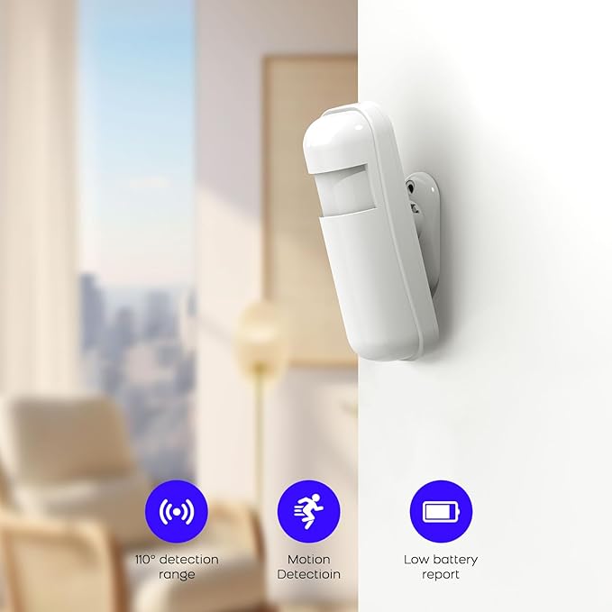 PGST Wireless PIR Motion Detector Anti-Theft for All PGST Home Alarm Host