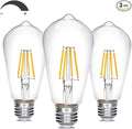 Dimmable Vintage Edison Bulb 4W,Equivalent 40W Incandescent,ST18 Antique LED Filament Bulbs,Daylight White 4000K 450 Lumens,E26 Led Bulb,Pack of 3