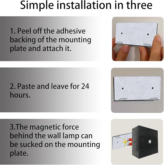 Wall Lights with Motion Sensor Indoor LED Modern Wall Lamp Brightness Adjustable Wall Sconce Recargables USB Con Batería Lighting Fixtures for Living Room Bedroom Corridor (White Light,White)