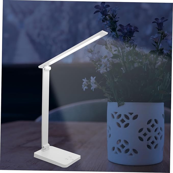Adjustable Foldable Led Desk Lamp Brightness Levels Touch Control Eye-Protection for Home