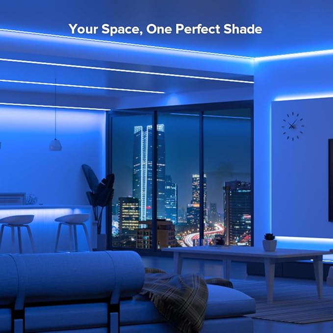 BTF-LIGHTING FCOB COB FOB LED Strip Lights 5V USB Powered 9.8FT 960LEDs Blue Color 8mm Width Dimmable CRI 90+ with 3M Tape Flexible High Density for 3D Printer TV Backlight PC DIY Decor