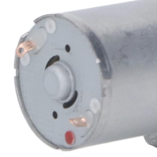 12V Gear Motor All Metal Heavy Duty Double Shaft High Torque Low Noise Reduction Motor for Automatic Window Openers Smart Home Devices Small Winches 4632-370 Model (30RPM)