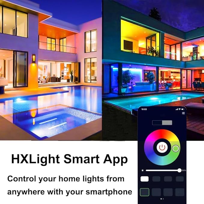 GRV 12W A60 Smart LED Light Bulb with a 2.4GHz Remote Control,RGBCW Color Changing,Stepless Dimmable 3000-6500K,100W Incandescent Lamp Equivalent,1000LM CRI>80,E26 Base,Home Decor,2 Bulbs & 1 Remote