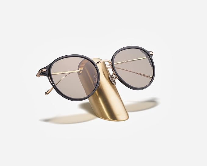 Craighill Brass Eyewear Stand | Made from Solid Brass | 14.5oz | Minimalistic, Elegant, Practical | Sturdy & Weighty, Can Hold Larger Glasses with Ease