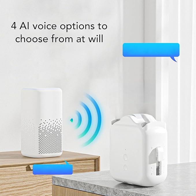 Tangxi Automatic Curtain Opener, Solar Powered Electric Curtain Opener Robot, Voice Control & APP Timed & Remote Control Smart Assistant for Roman U T Rails