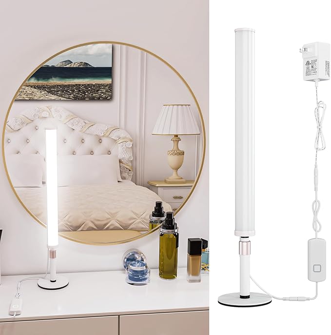 MY BEAUTY LIGHT LED Vanity Lights for Mirror, Dimmable and Color Temperature Changeable LED Makeup Lights, Height Adjustable 24V Fill Light for Selfie, Photography, Video Recording Conference Lighting