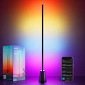 RGBCW Corner Floor Lamp, Smart Floor Lamp pro, Upgraded 1500lm, 16 Million Colors, Music Sync,2700-6500K, LED Corner Lamp with Alexa & Google Compatible, Led Floor Lamps for Living Room Bedroom Gaming