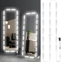 LED Vanity Mirror Lights, Hollywood Style Makeup Light, 14FT/6000K/Dimmable/12V Adapter/Self-Adhesive Full Body Vanity Lights, Lighting for Makeup Floor Mirror & Bathroom