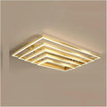 Nordic Home Decoration Salon Bedroom Decor Smart Led Lamp Lights for Room Dimmable Ceiling Light Indoor Lighting Minimalist Design(Warm White,Gold 5layers)