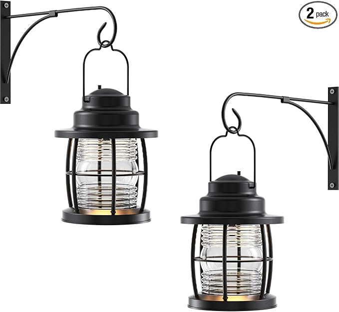 GOODSMANN Landscape Lighting Low Voltage Outdoor Wall Lights 2PK Outdoor Wall Sconce 1.1W LED 32 Lumen with Cable Connectors 2900K Warm White for Patio Front Door Entryway