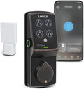 Lockly Secure Pro Wi-Fi Smart Door Lock, Keyless Entry with PIN Genie® Digital Keypad, 3D Biometric Fingerprint Sensor Front Door Lock Deadbolt, Voice Control & Auto Lock - Left Fingerprint Edition