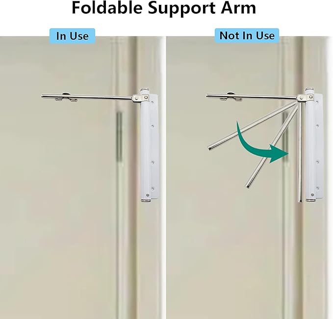 Heavy Duty Automatic Screen Door Closer - Safety Spring for Storm Door, Steel With Adjustable Closing Speed, Smooth and Quiet for Hinge Door
