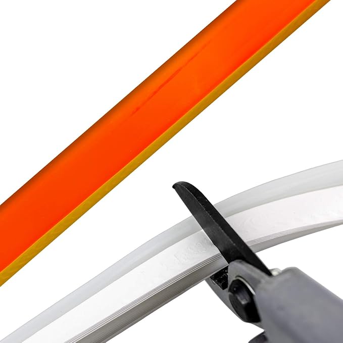 100FT Orange Flexible LED Neon Rope Light Lighting Strip Tube Indoor Outdoor Christmas Party Wedding Room Decor Lighting 110V