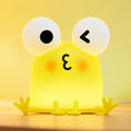 Frog Night Light for Kids, Cute Funny LED Squishy Animal Silicone Lamp, Dimmable/Timer Nursery Night Light for Baby, Rechargeable Touch Bedside Lamp,Kids Room Decor, Boys Girls Birthday Gift