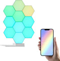 Yescom 11Pack WiFi Smart LED Light Kit DIY Night Lamp Voice Control 16 Million Color Compatible with Alexa Google Home