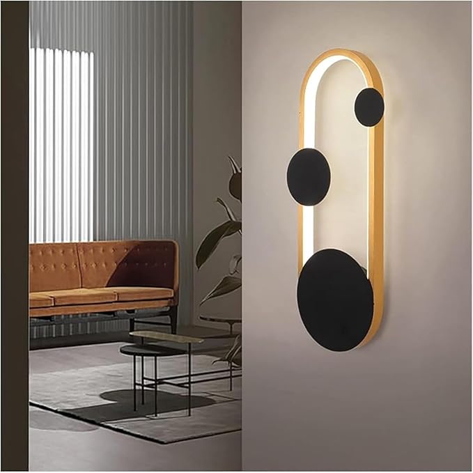 Minimalist Led Wall Decor with Living Room Decoration Bedside Lamp Modern Wall Lamp Sconce Indoor Lighting Wall Light Fixtures for Living Room