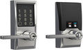 Schlage Encode Smart Wi-Fi Lock with Lever Handle, Touchscreen Keypad, Keyless Entry Door Lock, App Control, Alexa, Google Home and Airbnb Compatible, Bright Chrome, FE789WB CEN 625 LAT