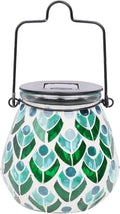 Bshine Mosaic Solar Lantern Outdoor Hanging Waterproof, Mosaic Light Indoor Decorative Table, Garden Decor for Yard Outside, Path, Pathway, Courtyard, Lawn,Light Up Christmas Decor Outdoor