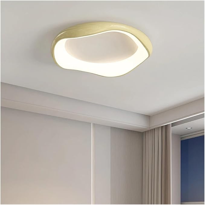 Modern Bedroom Ceiling Light Minimalist Interior Intelligent Lamp Living Room Bar Counter Home Decoration Lighting Fixture Contemporary(Yellow-42cm)
