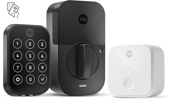 Yale Assure Lock 2 Plus Deadbolt with Wi-Fi Connect, Black Suede, for Vacation Rental Hosts, YRD450-N-CB1-BSP