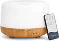 Aromatherapy Essential Oil Home Diffuser with Remote Control, 300ML Large Room Cool Mist Air Humidifier, 8 Hours Quiet Operation, Timer, 7 Colors LED Night Night，Suitable Home,Yoga.