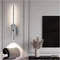 Modern Minimalist Light Luxury LED Wall Lamp Bedroom Bedside Living Room Background Decoration Study Rotating Spotlight,Practical Lighting fixtures