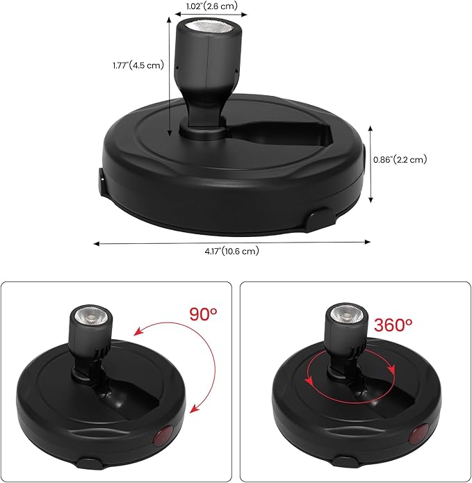 Spotlight Battery Powered, Wireless Picture Light, Accent Spot Light for Indoor Plant Tree, Display LED Puck Lights with Remote and Timer, Stick Uplighting for Photo Painting Dartboard Wall Decor Art