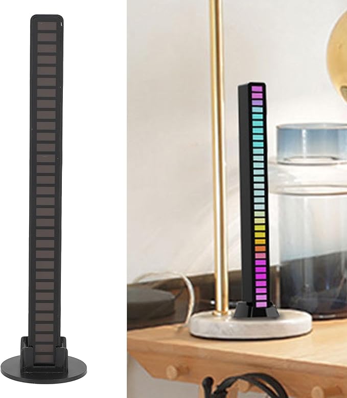Bewinner RGB LED Strip Lights with Music Sync, USB Powered Color Changing Game Room Lighting, 8 Dynamic Modes for PC TV Monitor Desk Backlight, Ambient Mood Light for Home Office Decor