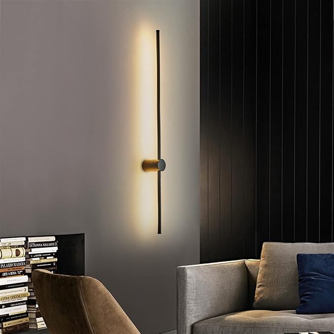 Living Room Minimalist Background Wall Decoration Bedroom Bedside Linear LED Wall Lamp, Ceiling Light