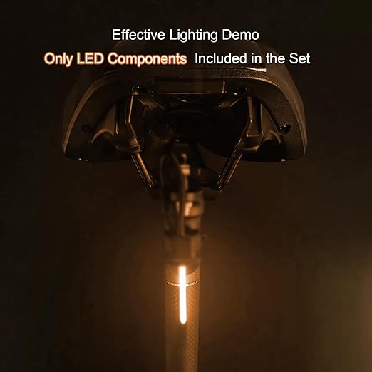 DIY kit Streaming Lights 3v Waterproof led Beads Breathing Light Auto Meteor Light Festival Decoration Lights (Warm Light 2 pcs.)